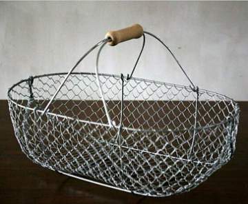 Panier de récolte 30 litres maille de 20 mm Fabrication française Panier de récolte 30 litres maille de 20 mm Fabrication française