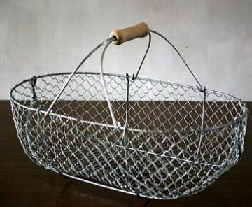 Panier de récolte 25 litres maille de 15 mm Fabrication française Panier de récolte 25 litres maille de 15 mm Fabrication française
