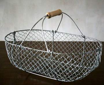 Panier de récolte 30 litres maille de 15 mm Fabrication française Panier de récolte 30 litres maille de 15 mm Fabrication française